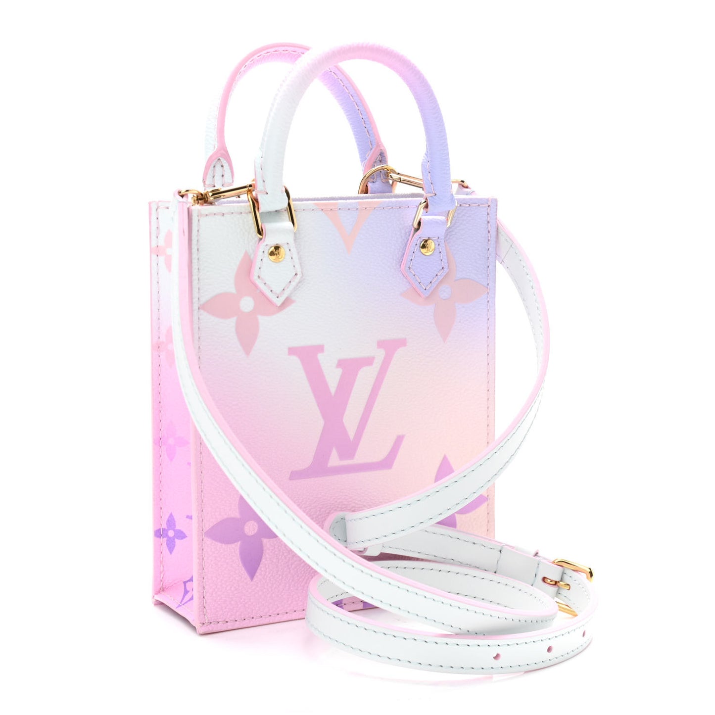 Monogram Giant Spring In The City Petit Sac Plat Sunrise Pastel