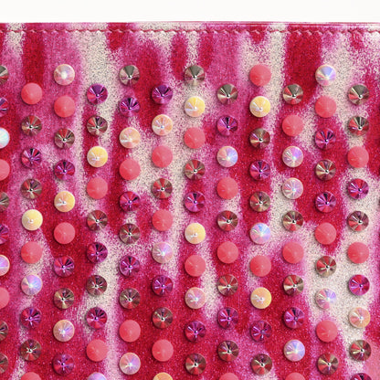 Christian Louboutin Patent Glittart Studded Loubiposh Chain Shocking Pink 8 of 10