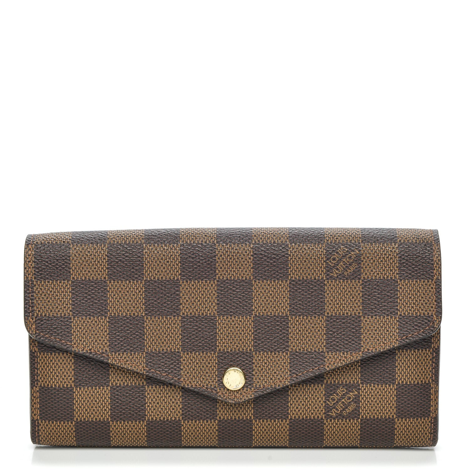 Louis Vuitton Damier Ebene Sarah Wallet NM 1 of 6