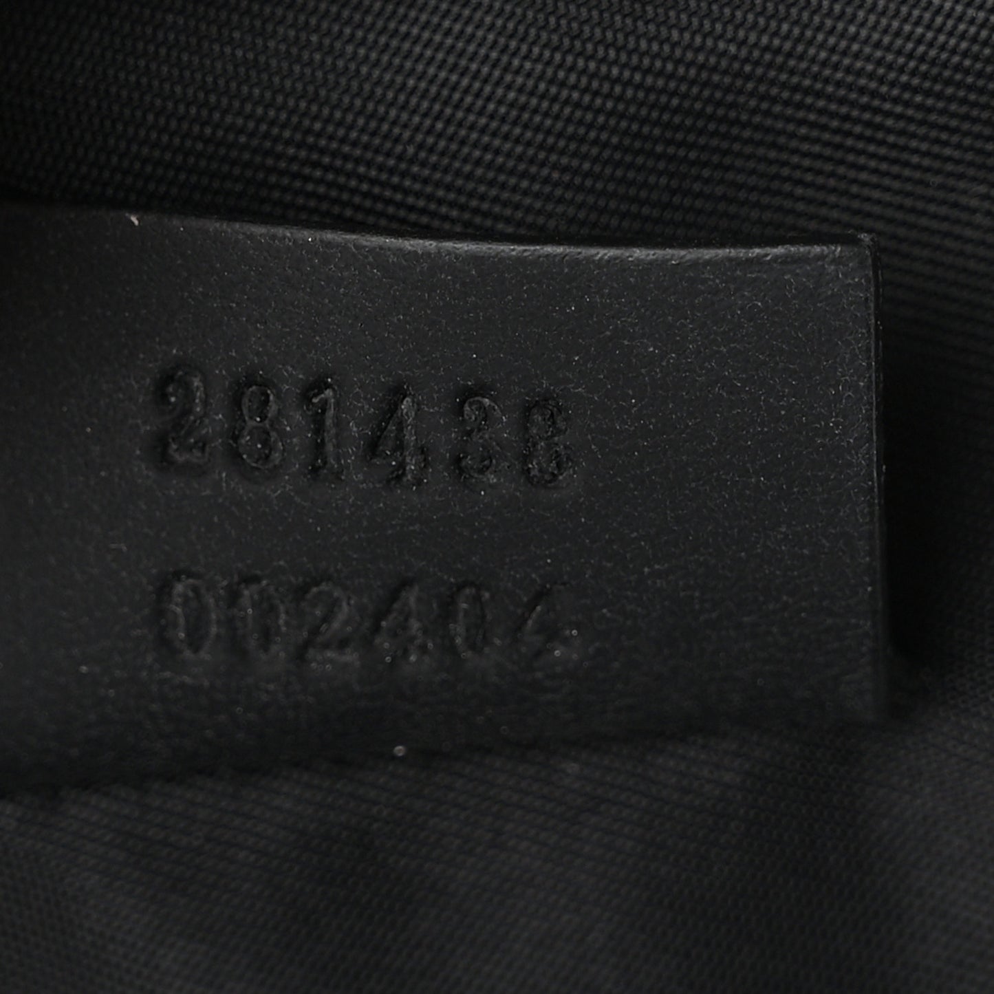 Rubber Guccissima Laptop Briefcase Black