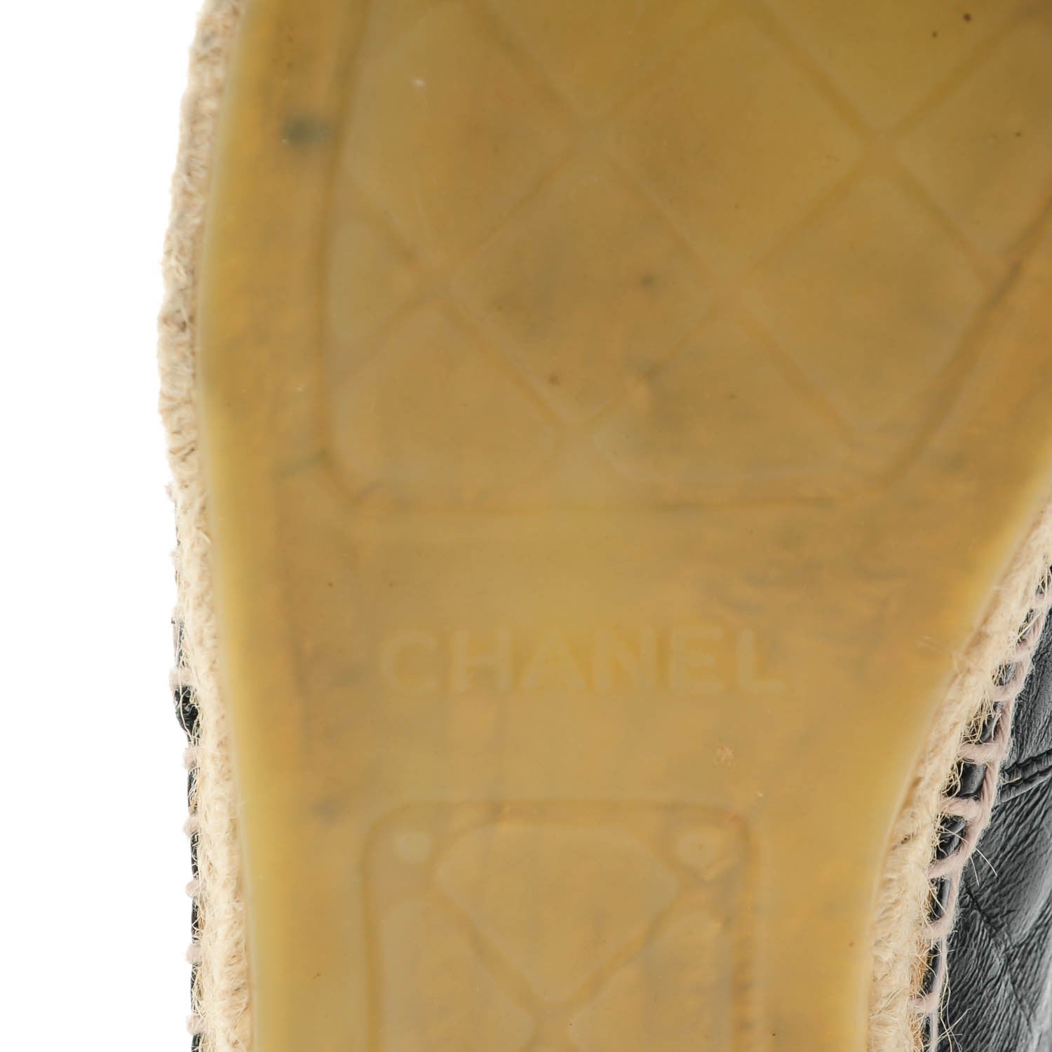 Chanel Lambskin CC Espadrilles 41 Black 9 of 11