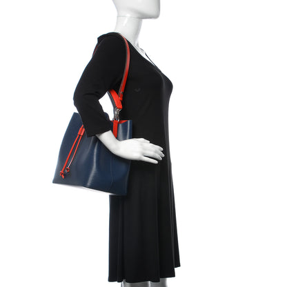 Louis Vuitton Epi Neonoe Indigo Coquelicot 2 of 10