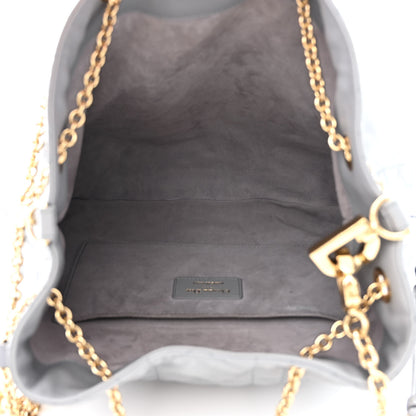 Christian Dior Lambskin Supple Macrocannage Ammi Bag Grey 5 of 10