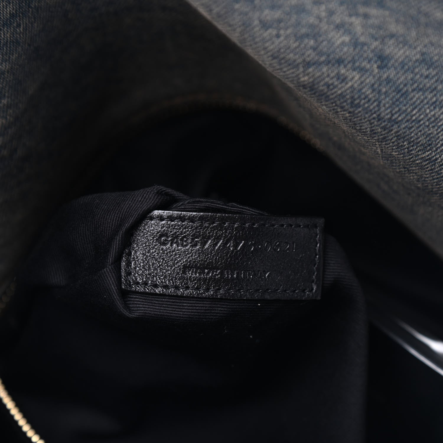 Saint Laurent Denim Quilted Medium Loulou Puffer Monogram Chain Satchel Blue Cinnamon 7 of 9