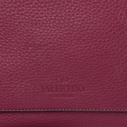 Valentino Garavani Pebbled Calfskin Joylock Flap Messenger Bag Camelia 11 of 13