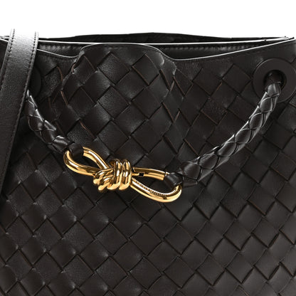 Bottega Veneta Nappa Intrecciato Small Andiamo Bucket Bag Fondant 8 of 11