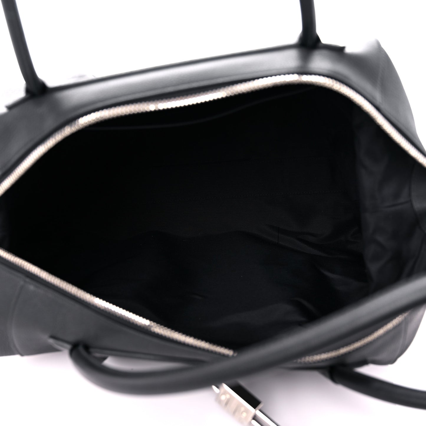 Sugar Goatskin Antigona Lock Duffel Bag Black