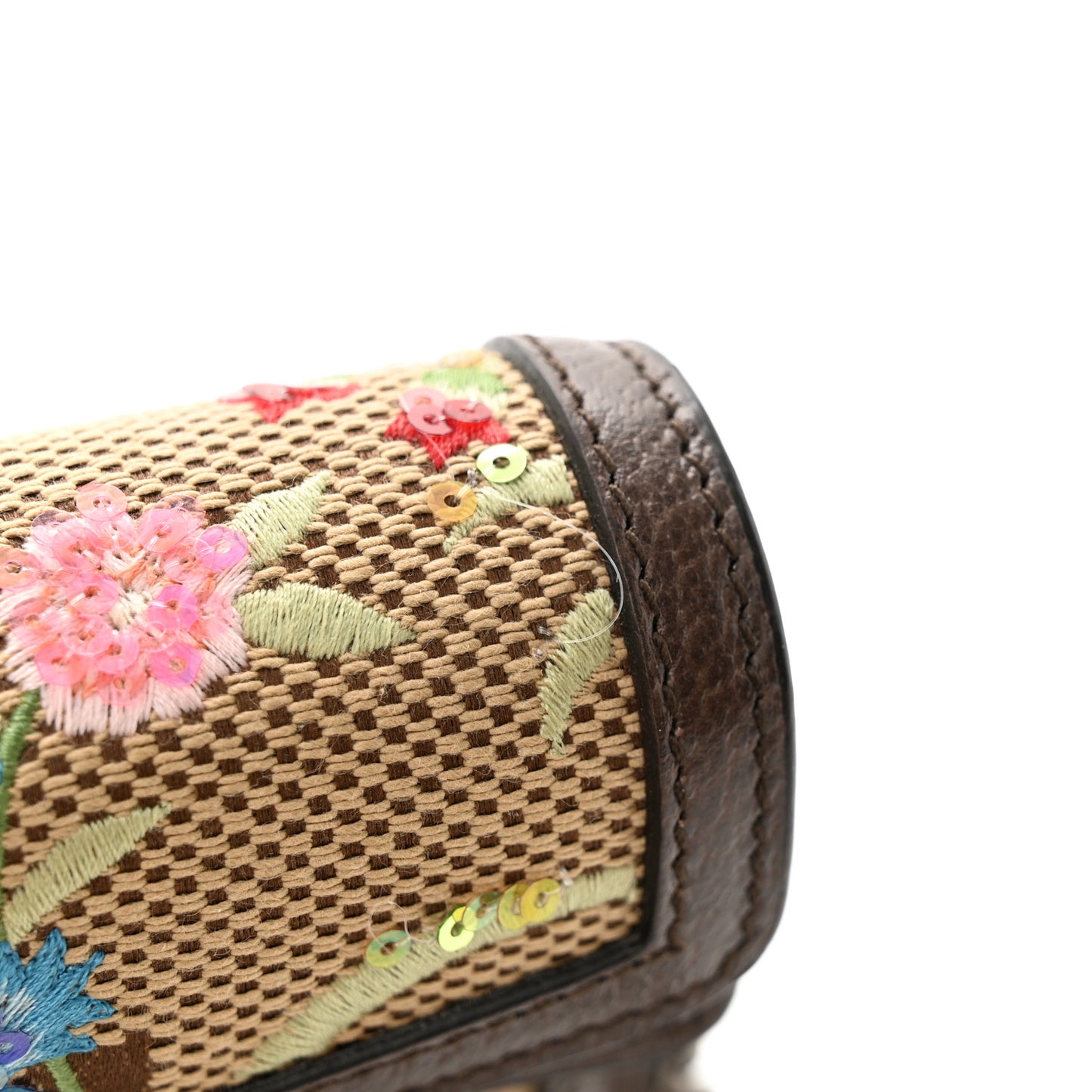 Monogram Jumbo GG Textured Dollar Calfskin Embroidered Super Mini Dionysus Shoulder Bag Camel Ebony New Acero Multicolor