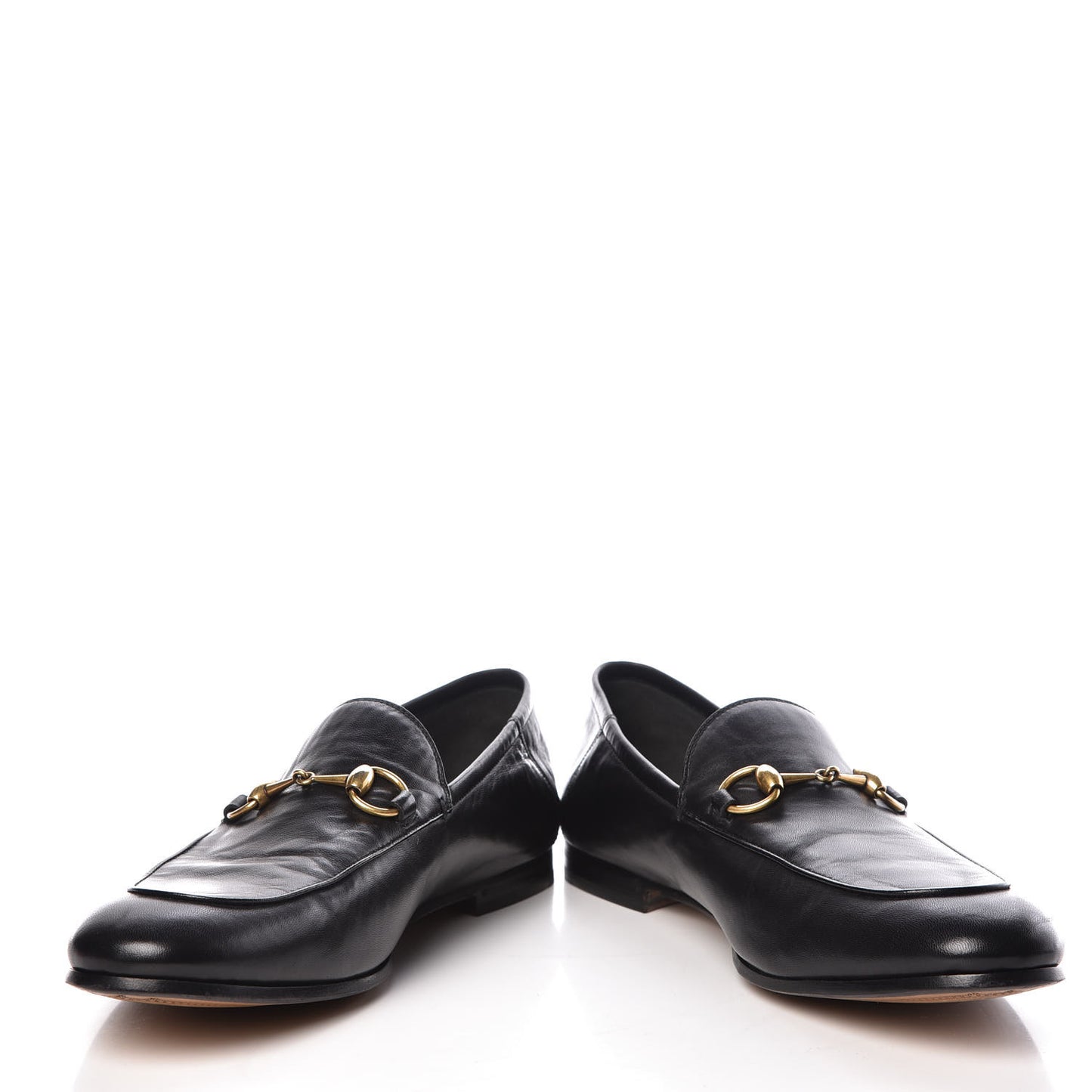 Lambskin Mens Brixton Horsebit Loafers 10 Black