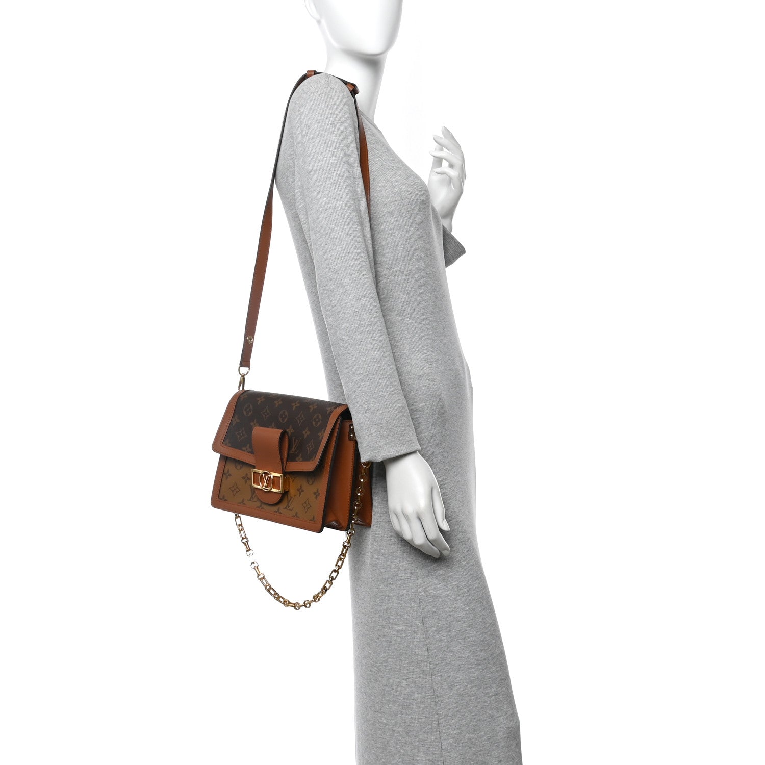Louis Vuitton Reverse Monogram Dauphine MM 2 of 9