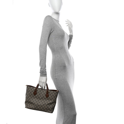 Gucci Soft GG Supreme Monogram Small Crossbody Tote Beige Cuir 2 of 9