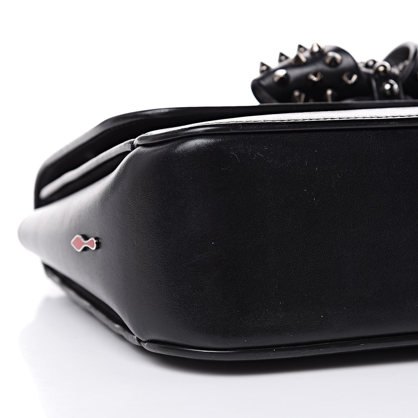 Calfskin Small Sweety Charity NV Shoulder Bag Black