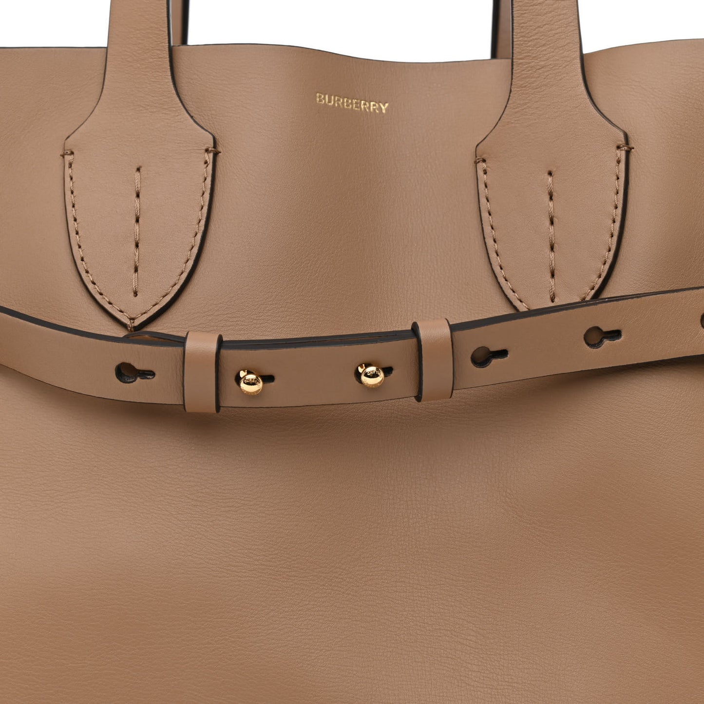 Soft Smooth Calfskin Medium Tote Camel