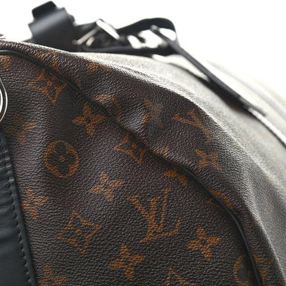 Louis Vuitton Monogram Macassar Keepall Bandouliere 55 11 of 13