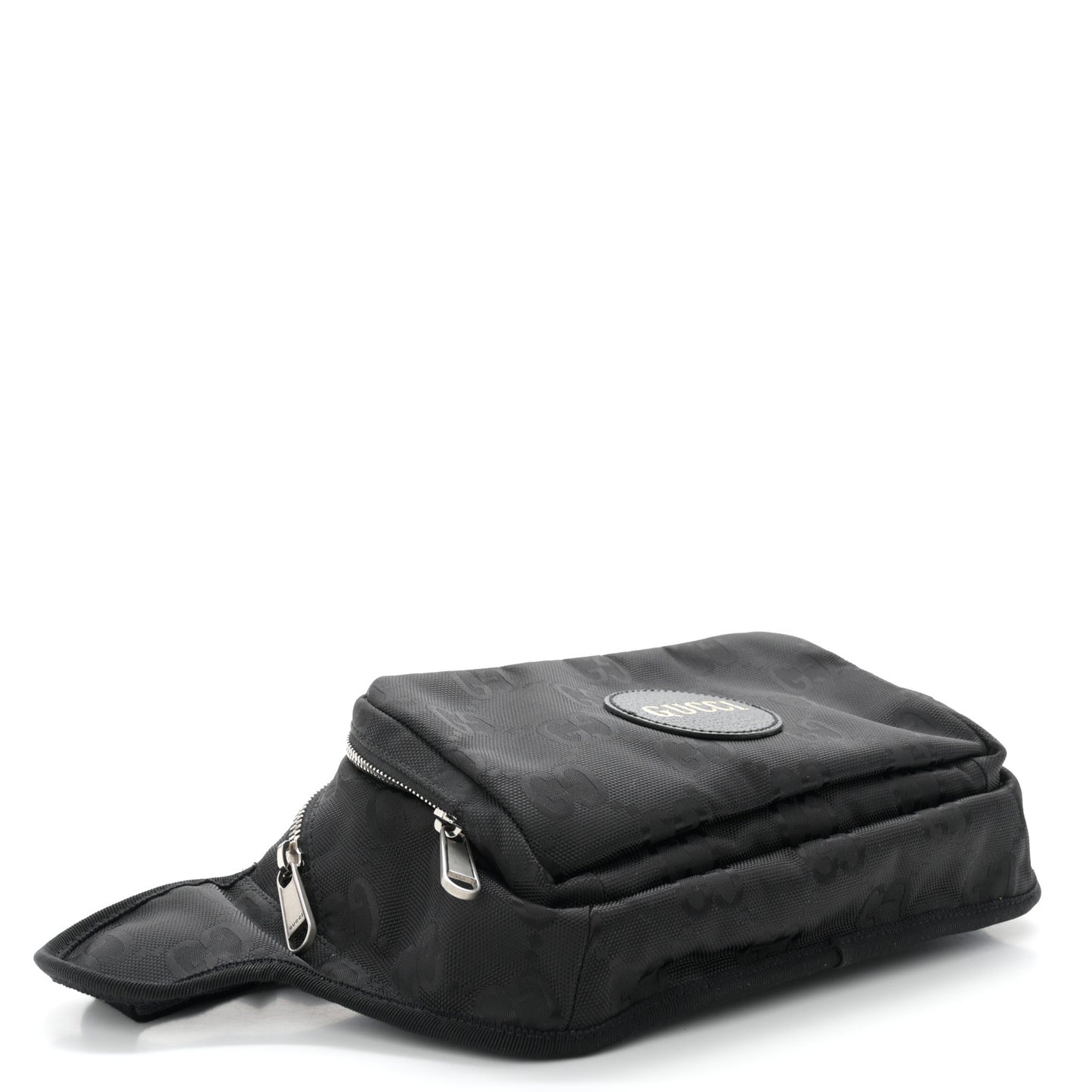 Econyl Nylon Monogram Off The Grid Large Belt Bag Black