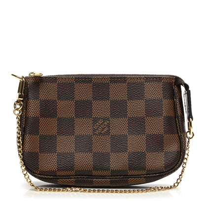 Louis Vuitton Damier Ebene Mini Pochette Accessories 1 of 8