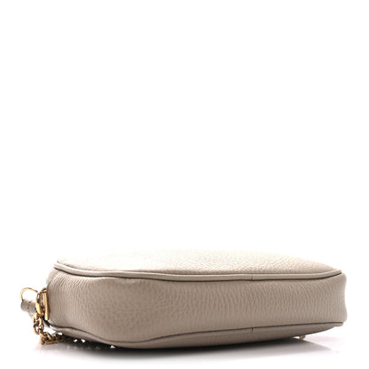 Gucci Dollar Calfskin Super Mini GG Marmont Chain Shoulder Bag Beige 4 of 11