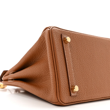 Hermes Togo Birkin 25 Gold 9 of 13