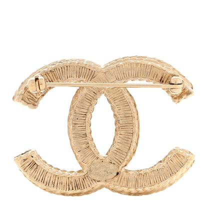 Chanel Pearl CC Brooch Gold 3 of 5