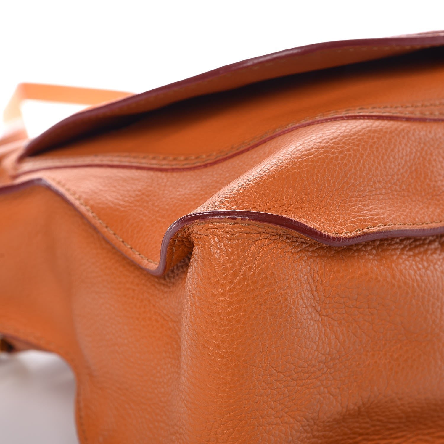 Chloe Calfskin Small Marcie Satchel Maple Leaf 10 of 17