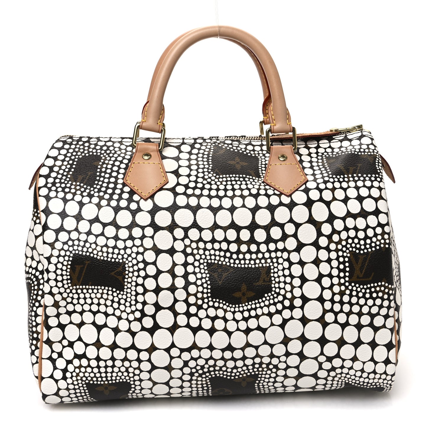 Monogram Kusama Town Speedy 30 White