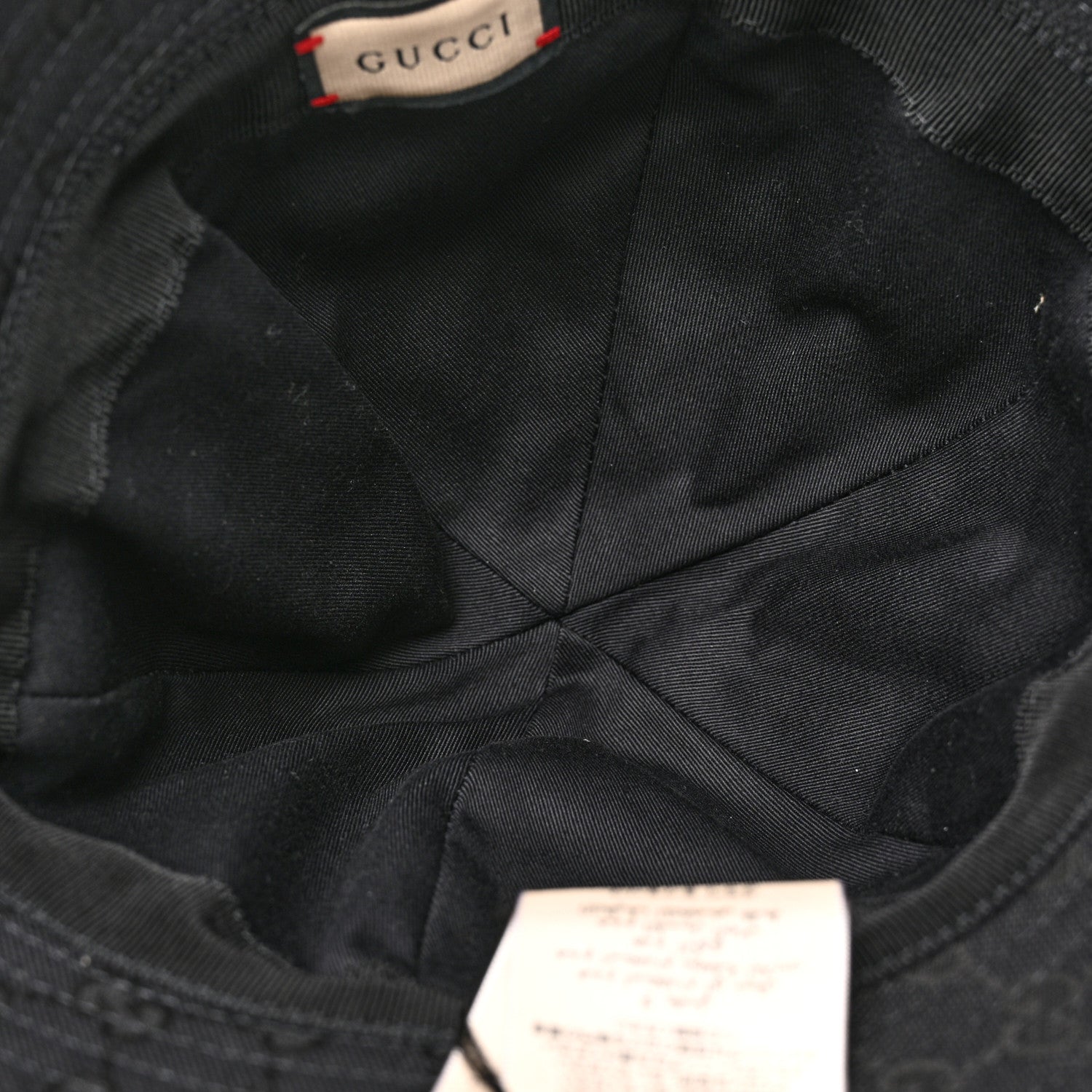 Gucci Monogram Web Bucket Hat M Black 7 of 10
