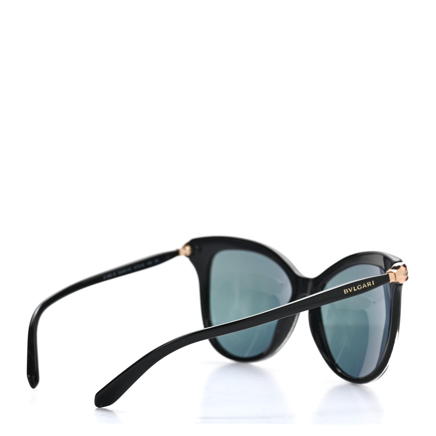 Bulgari Cat Eye 8188-B Sunglasses Black 4 of 6