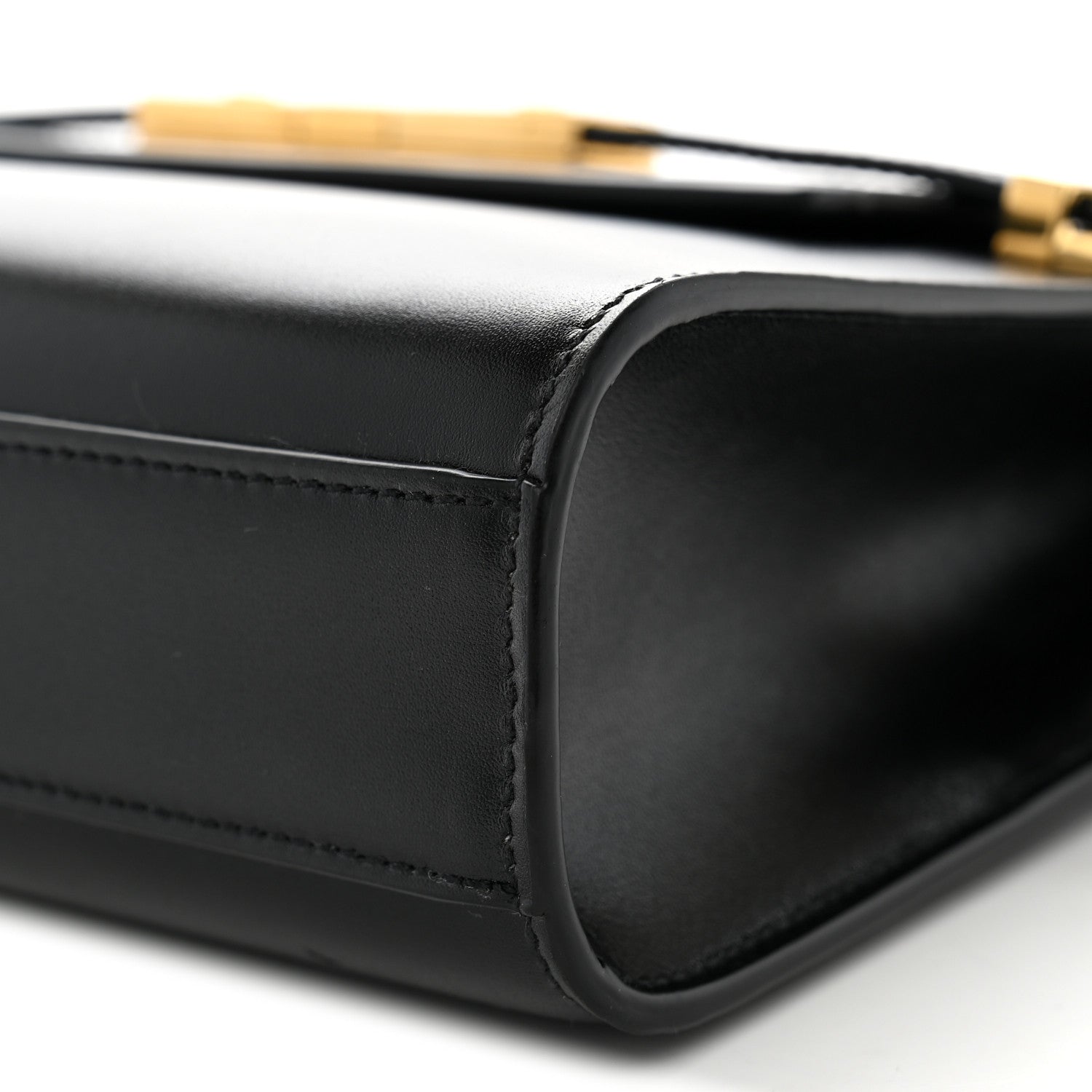 Saint Laurent Smooth Calfskin Small Manhattan Shoulder Bag Black 10 of 12