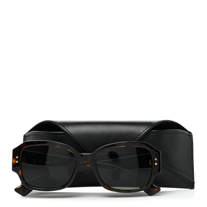 Christian Dior Acetate Cannage Lady Dior Studs Sunglasses Havana 8 of 8
