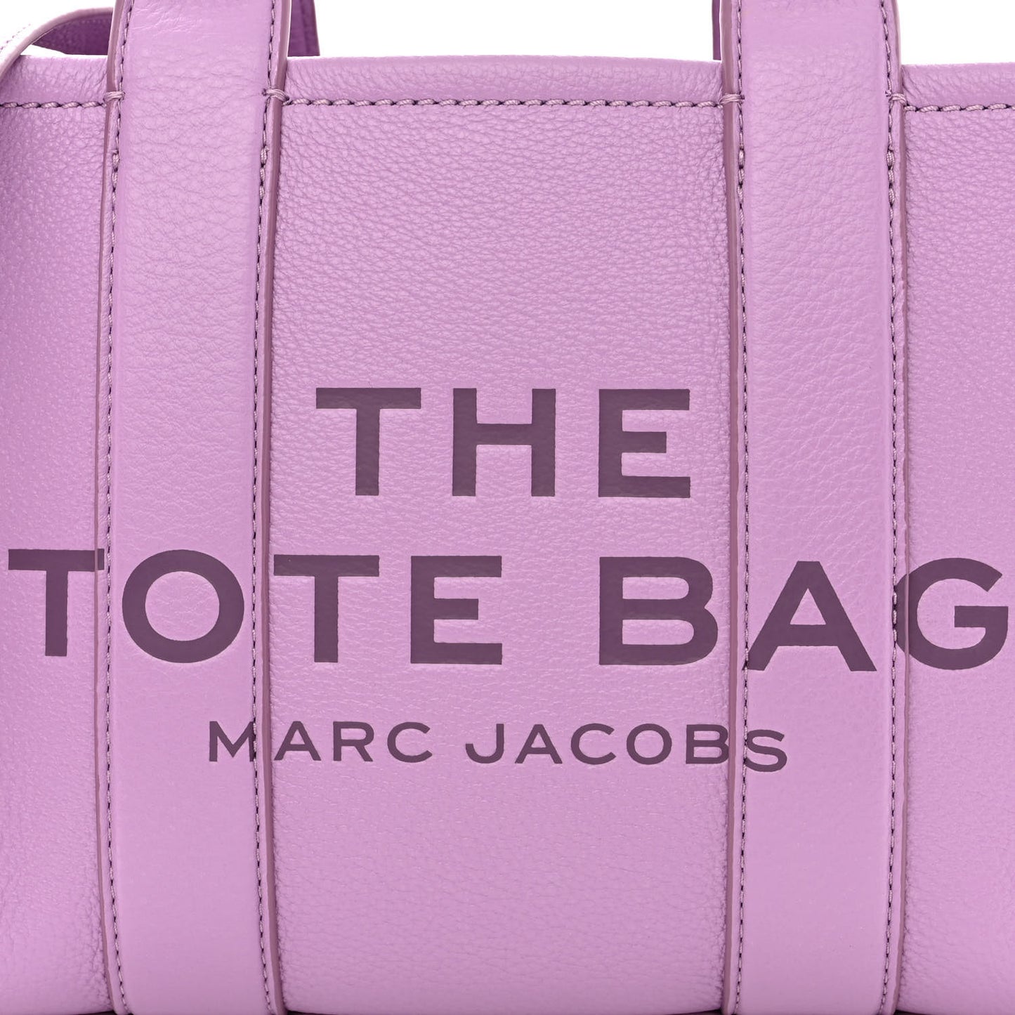Grained Calfskin Small The Tote Bag Regal Orchid