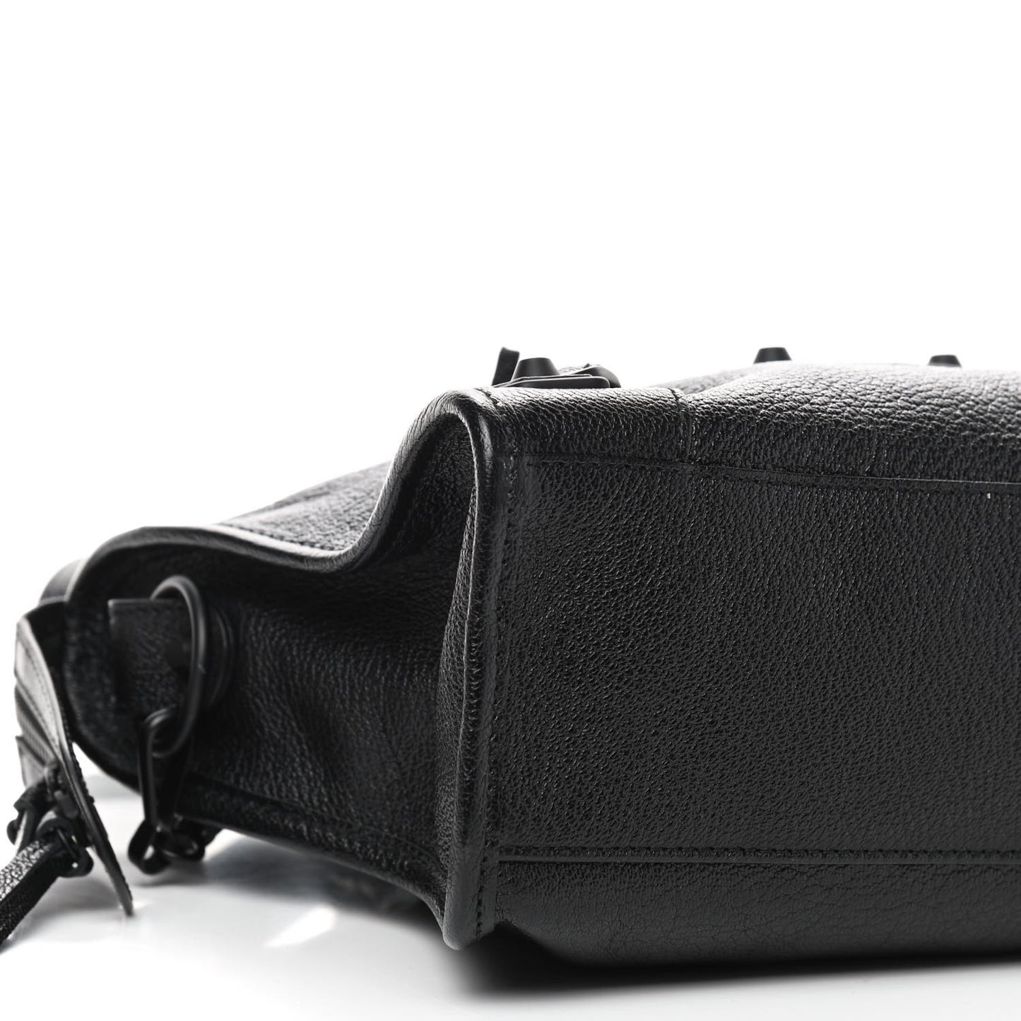 Chevre Black Metallic Edge Hardware S City Black
