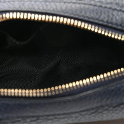 Gucci Pebbled Calfskin Soho Small Cosmetic Case Blue 5 of 8