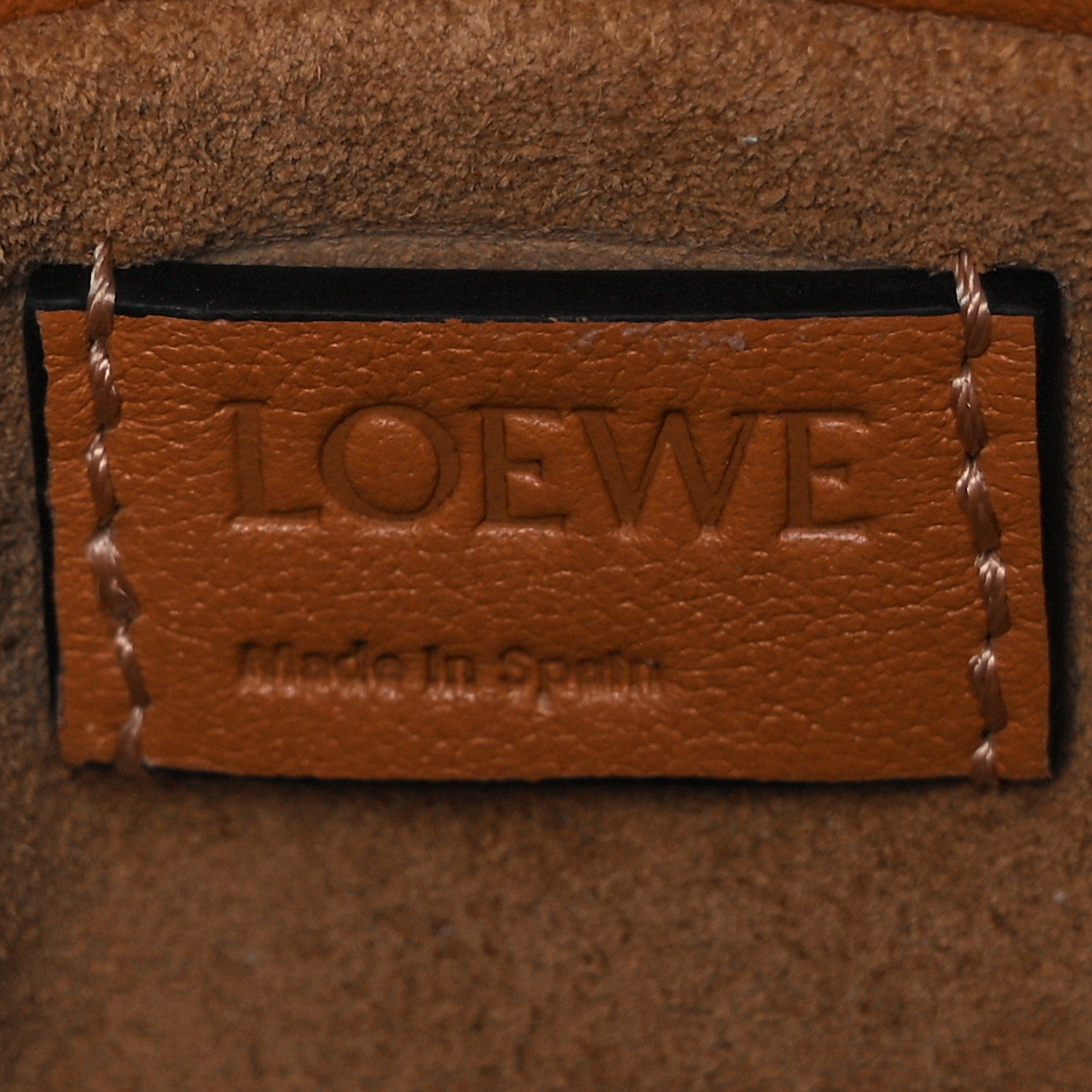 Loewe Calfskin Nano Flamenco Knot Clutch Warm Desert 5 of 7