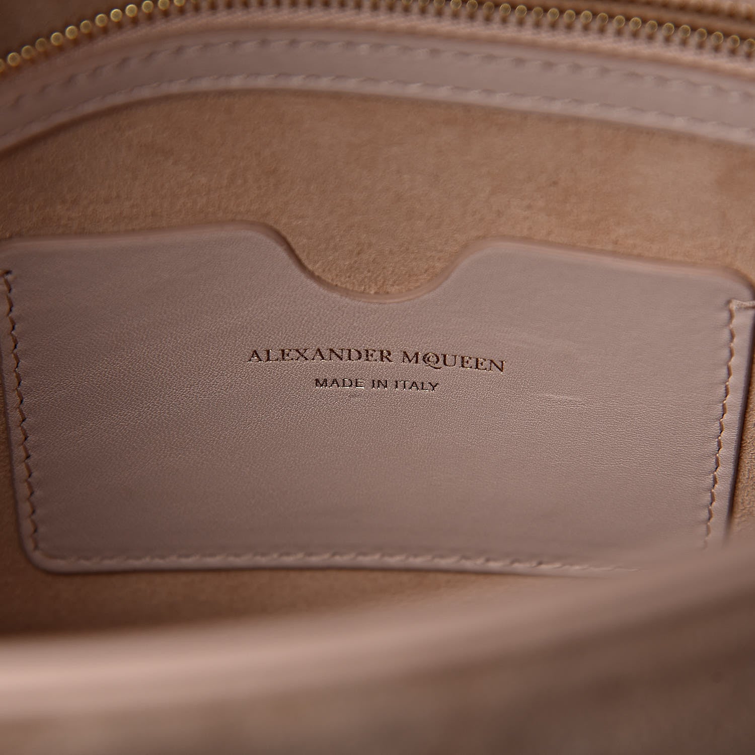Alexander McQueen Sweet Calfskin Small Heroine 30 Nude 6 of 10