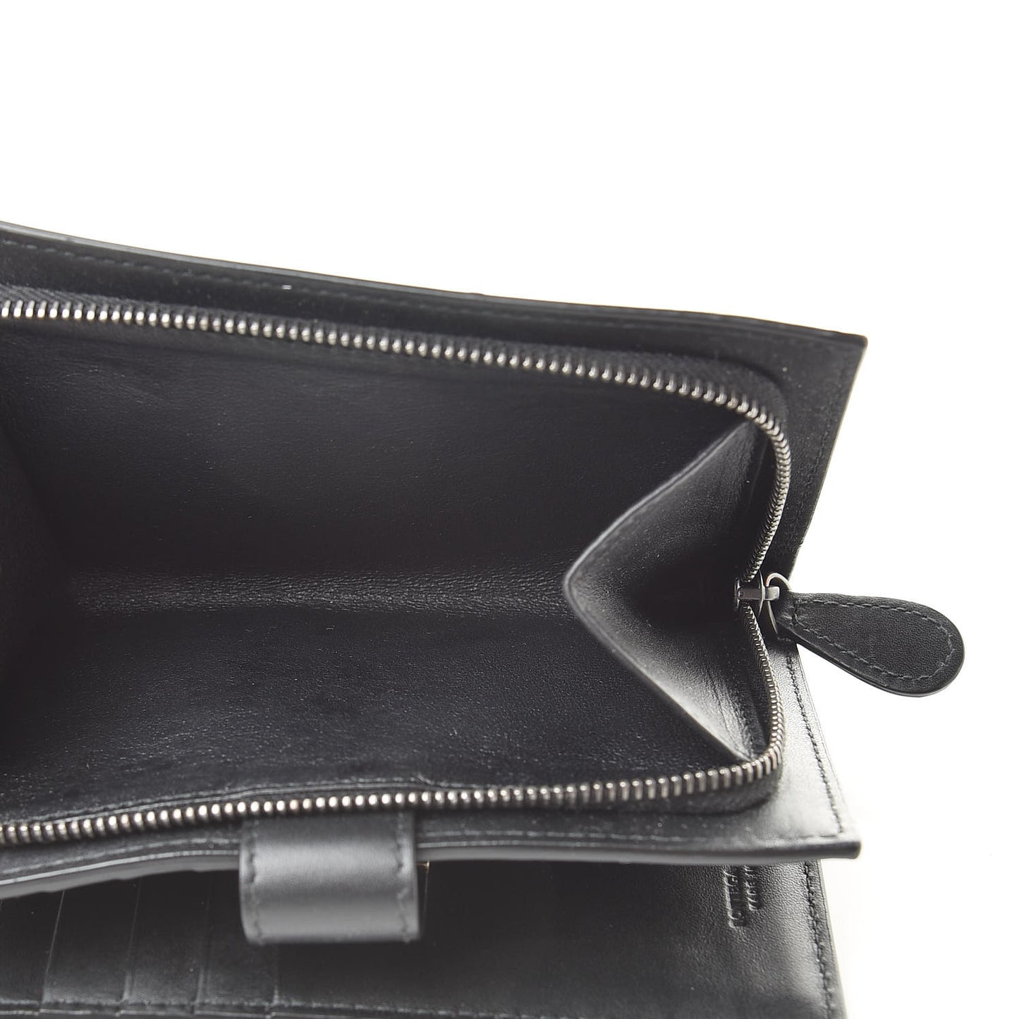Nappa Continental Wallet Black