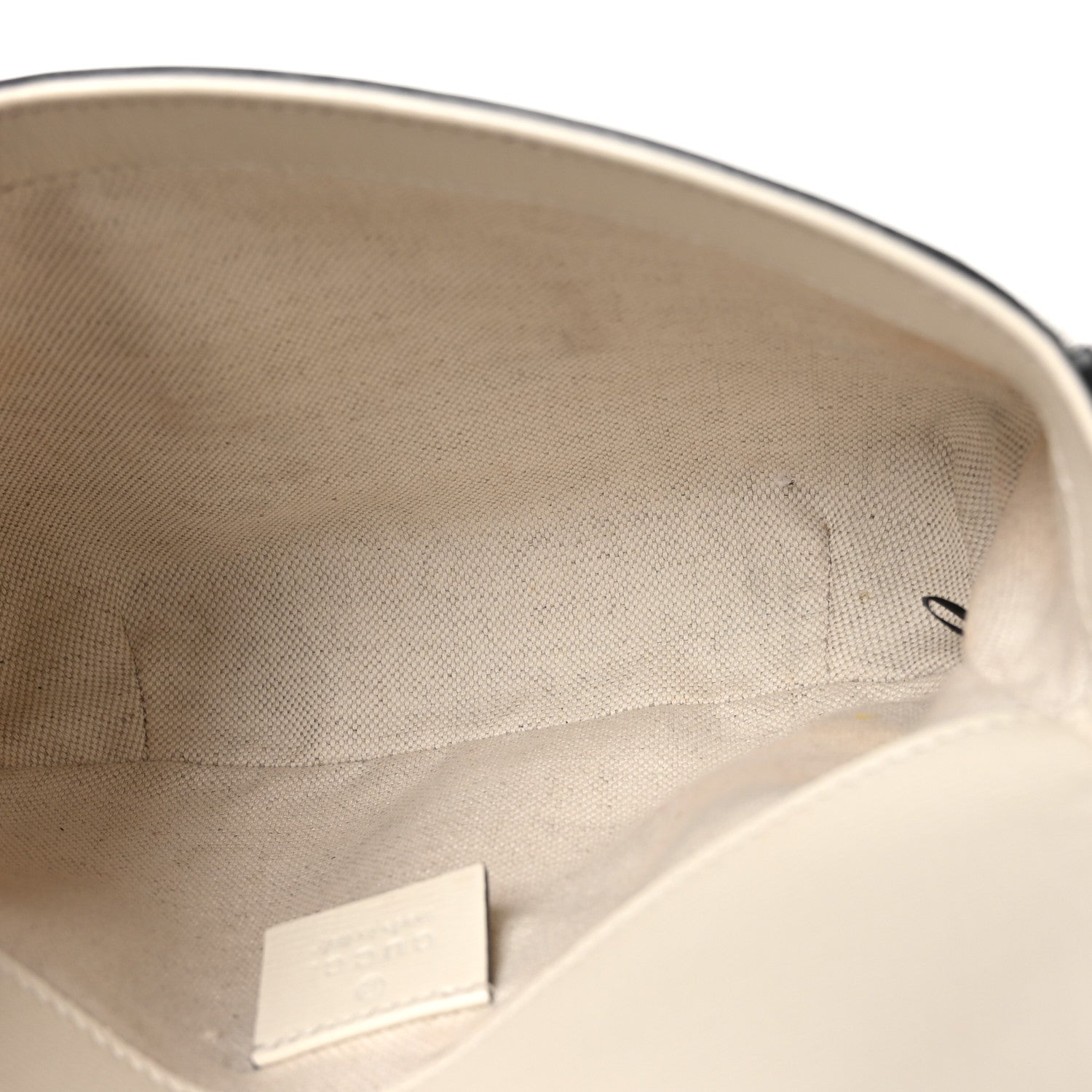Gucci GG Supreme Monogram Web Mini Horsebit 1955 Shoulder Bag Beige Mystic White 5 of 10