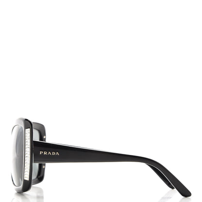 Prada Crystal Sunglasses SPR 11L Black 3 of 7
