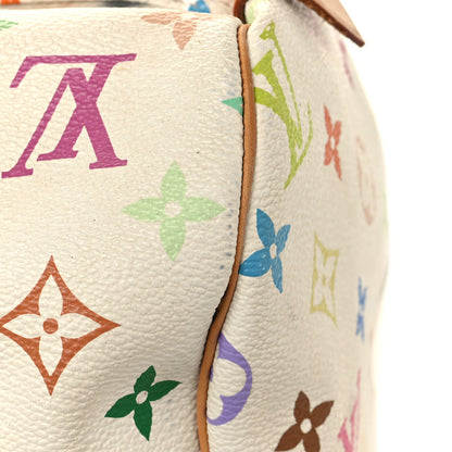 Louis Vuitton Monogram Multicolor Speedy 30 White 13 of 14