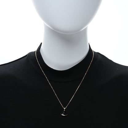 Bulgari 18K Rose Gold Diamond Black Onyx Divas' Dream Pendant Necklace 2 of 5