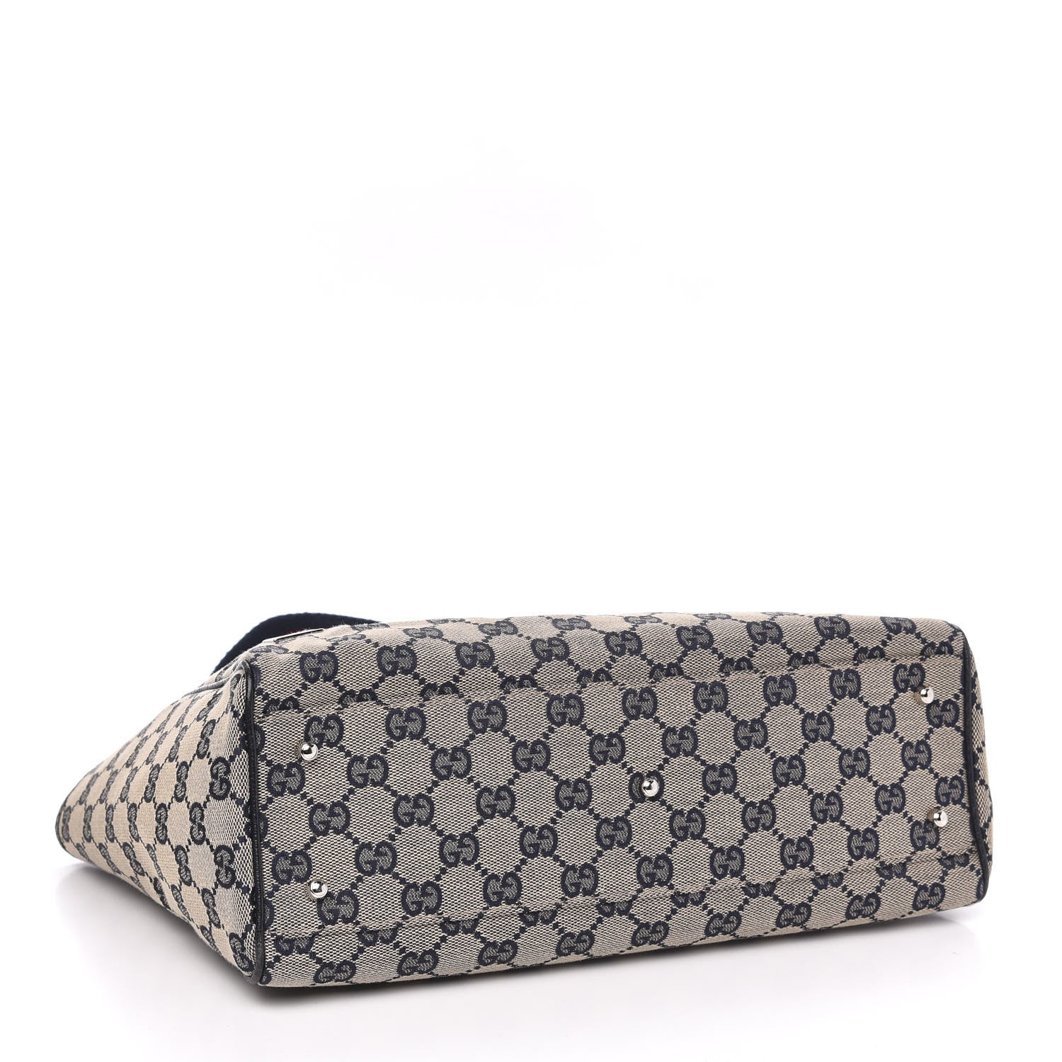 Gucci GG Monogram Web Pop Tote Navy 3 of 9