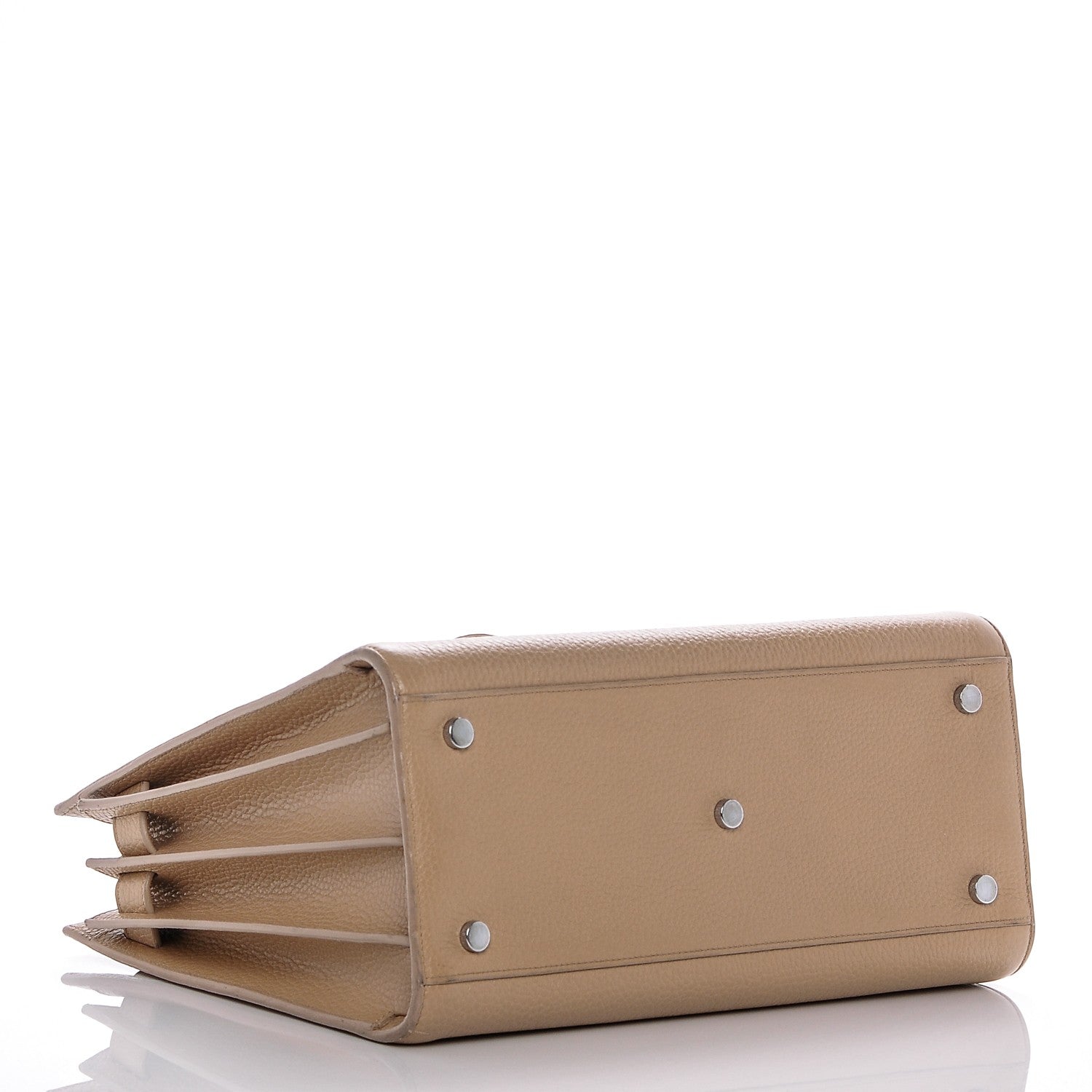 Saint Laurent Grained Calfskin Small Sac De Jour Nude Powder 4 of 8