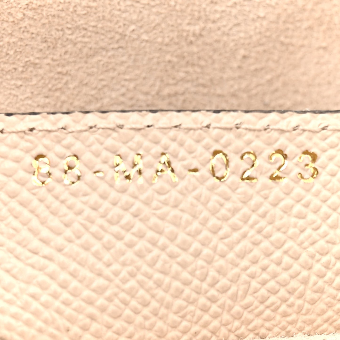 Grained Calfskin Saddle Bag With Strap Hazelnut