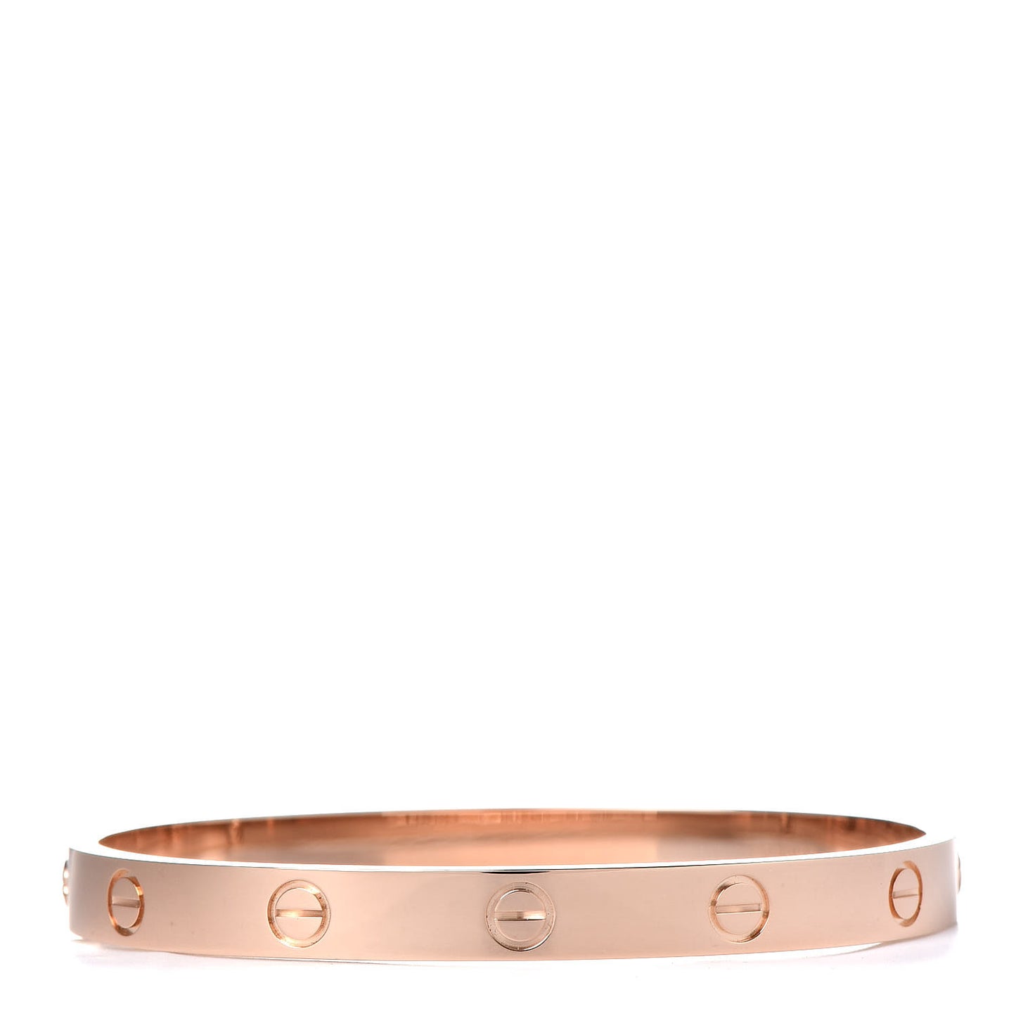 18K Pink Gold LOVE Bracelet 17