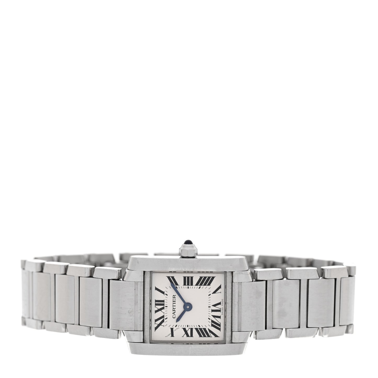 Stainless Steel 20mm Tank Francaise Quartz Watch