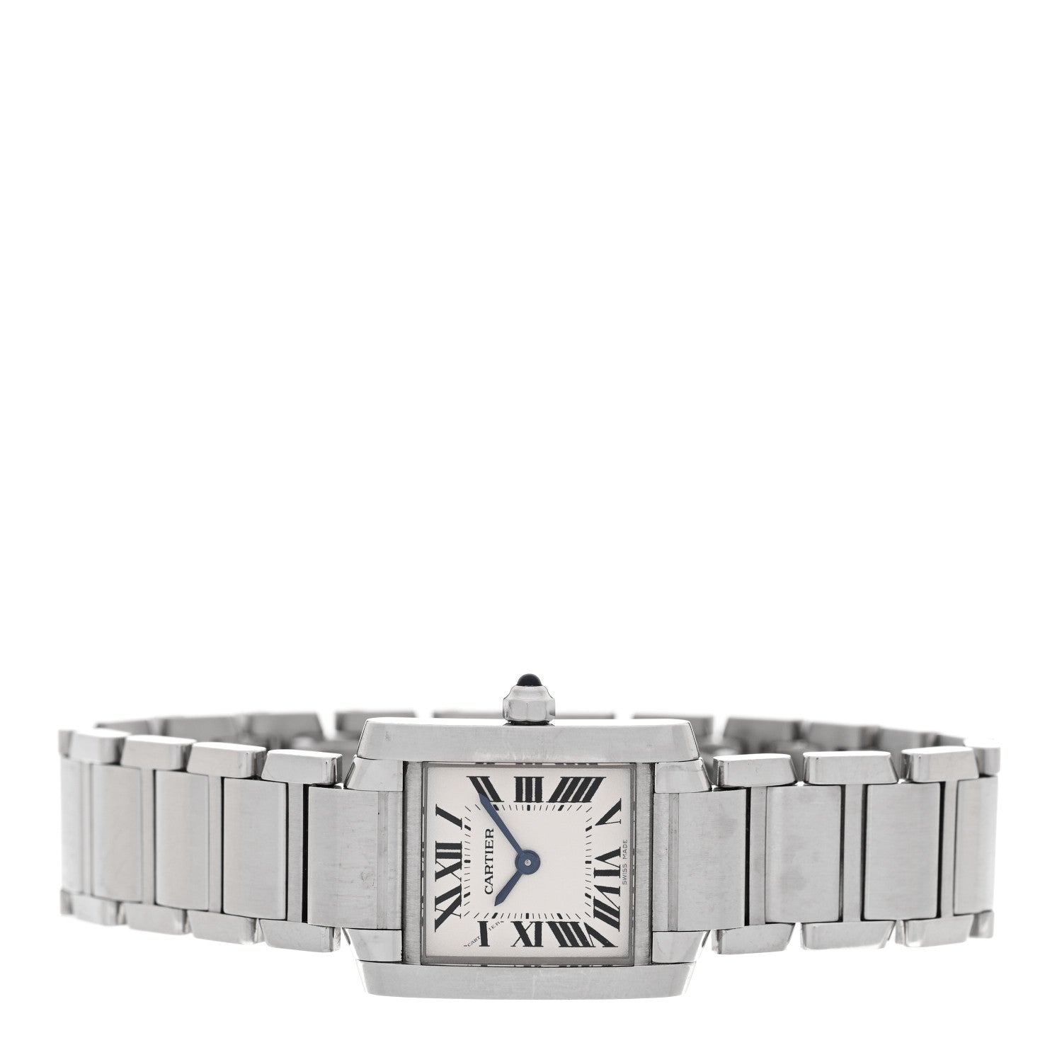 Cartier Stainless Steel 20mm Tank Francaise Quartz Watch 2 of 4
