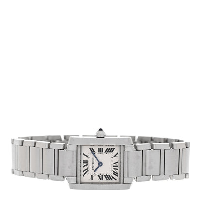 Cartier Stainless Steel 20mm Tank Francaise Quartz Watch 2 of 4
