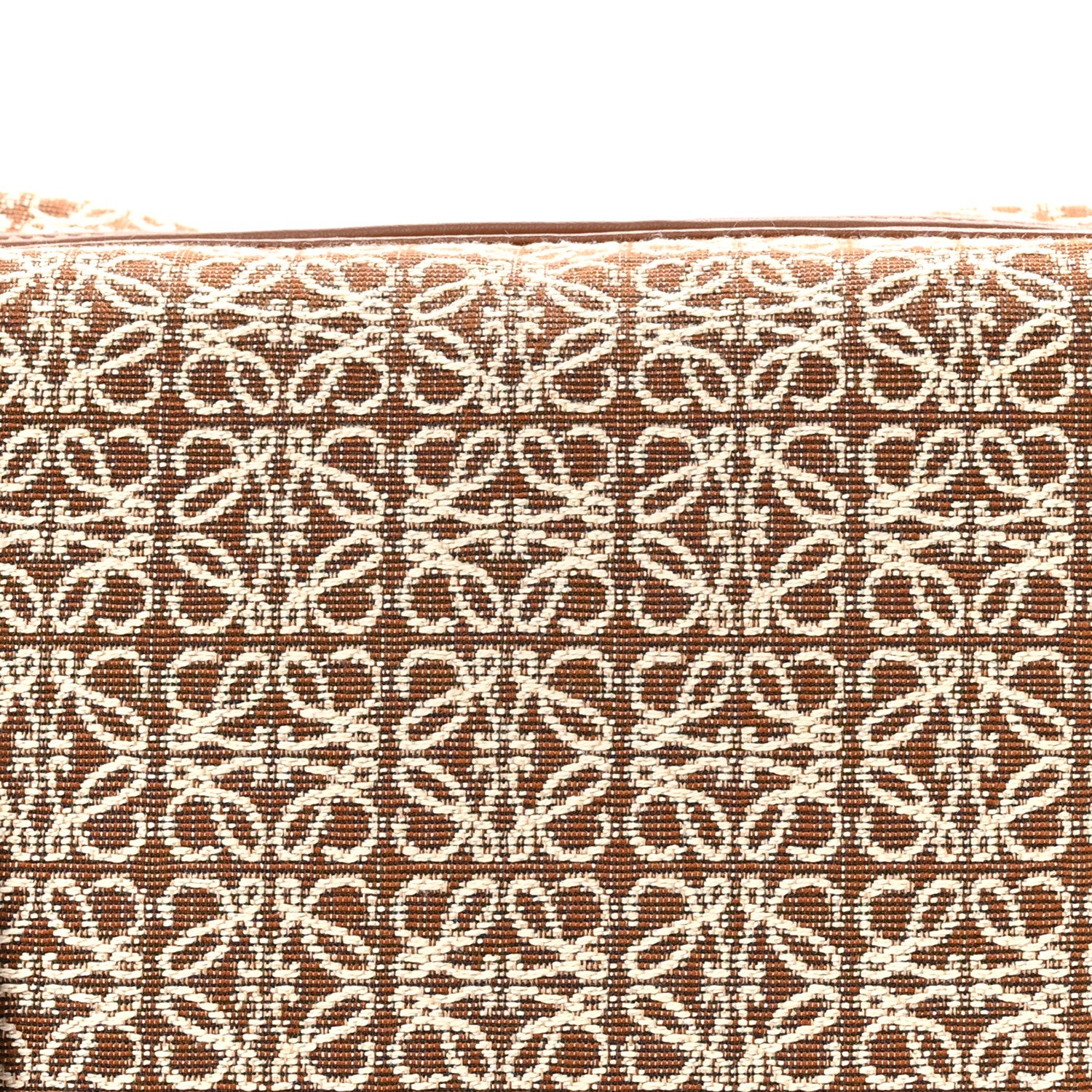 Loewe Jacquard Anagram Calfskin Small Cubi Bag Tan Pecan 8 of 10