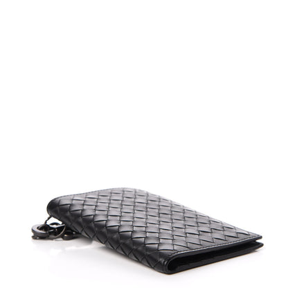 Bottega Veneta Nappa Intrecciato Chain Bi-Fold Wallet Nero Black 4 of 7