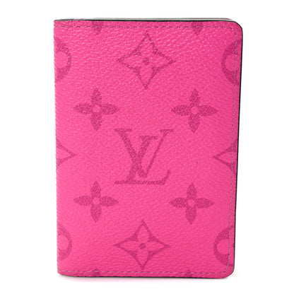Louis Vuitton Taigarama Pocket Organizer NM Fuchsia 1 of 9