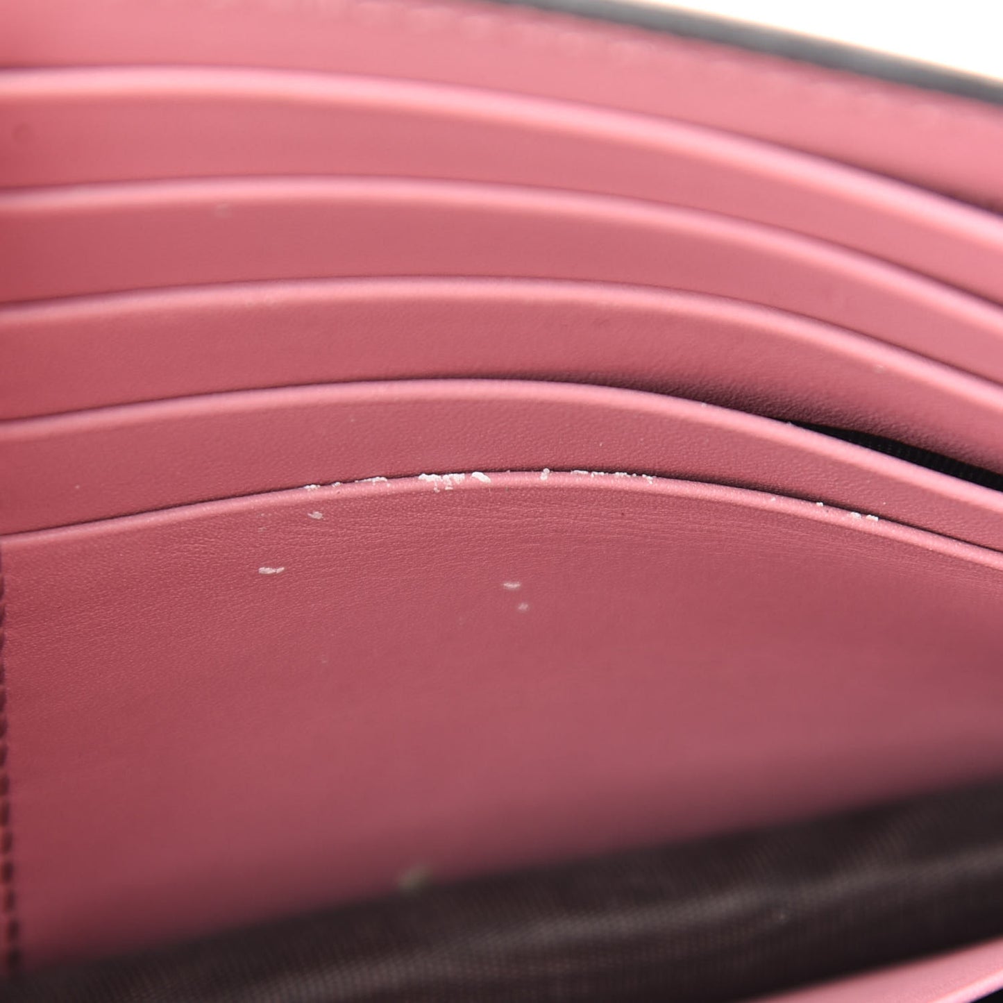 Calfskin Mini Peony Pearly Wallet on Chain Pink